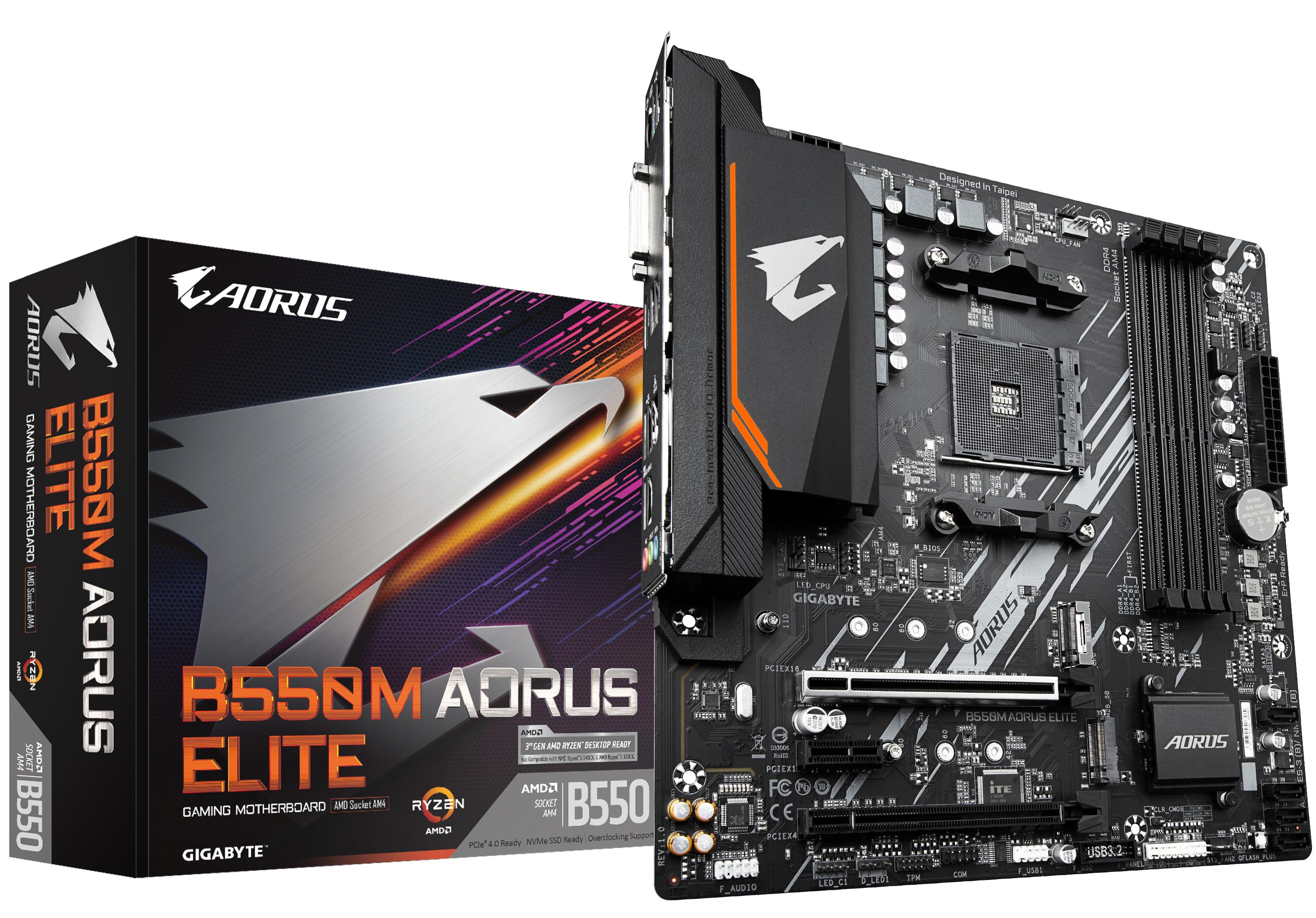 Gigabyte B550M AORUS ELITE...